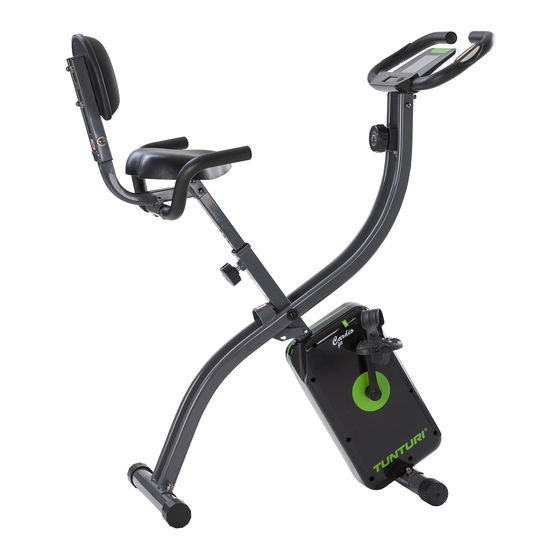 Tunturi Cardio Fit B25 X-Bike Benutzerhandbuch