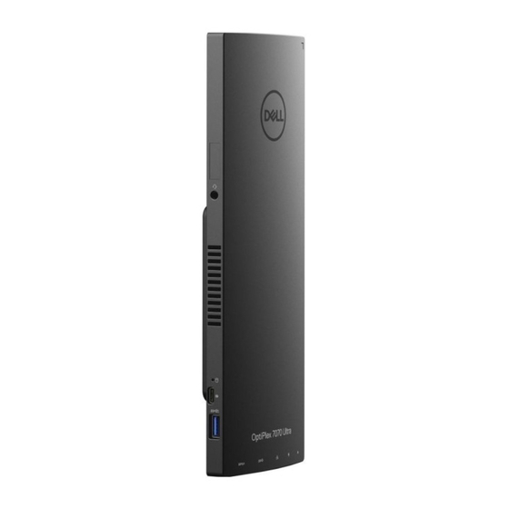 Dell OptiPlex 7070 Ultra Servicehandbuch