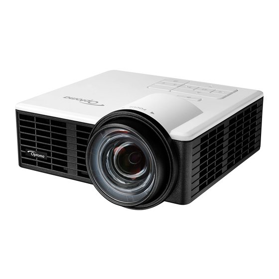 Optoma ML750ST-M Bedienungsanleitung