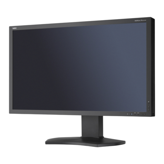 NEC MultiSync PA322UHD-2 Bedienungsanleitung