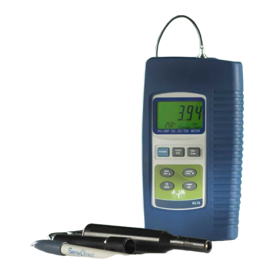 Aqualytic AL15 Bedienungsanleitung