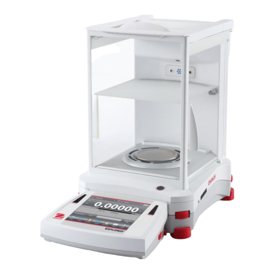OHAUS Explorer EX225D/AD Bedienungsanleitung
