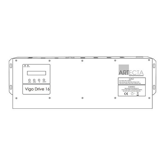 Artecta Vigo Drive 16 Handbuch
