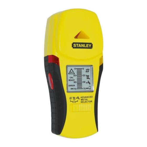 Stanley MetalSensor Bedienungsanleitung