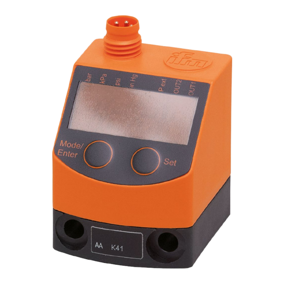 ifm PQ78 Serie Betriebsanleitung