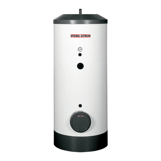 STIEBEL ELTRON SBB 300 PLUS Bedienung Und Installation