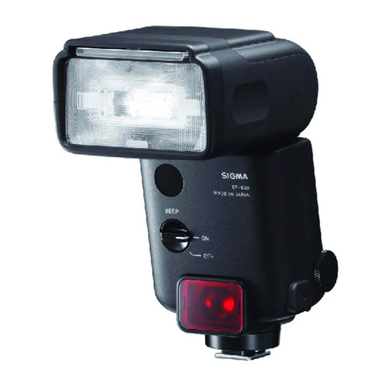Sigma EF-630 Gebrauchsanleitung