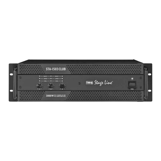 IMG STAGELINE STA-1503CLUB Bedienungsanleitung