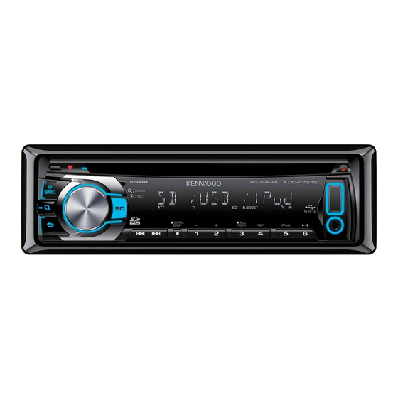 Kenwood KDC-4754SD Bedienungsanleitung