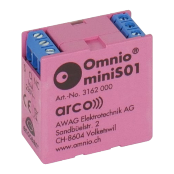Omnio miniS01 Bedienungsanleitung
