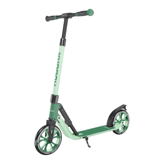 Hudora BigWheel 205 Advanced Aufbau- Und Gebrauchsanleitung