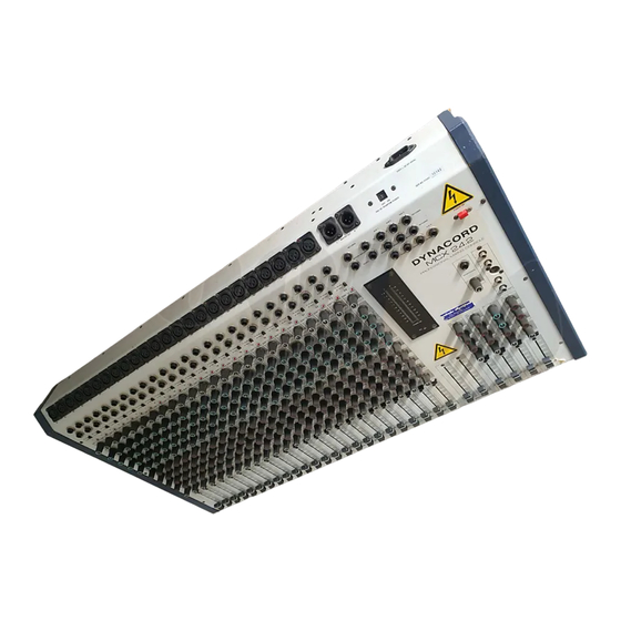 Dynacord MCX 16.2 Stromlaufplan