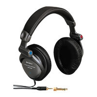 Sony MDR-V900HD Bedienungsanleitung