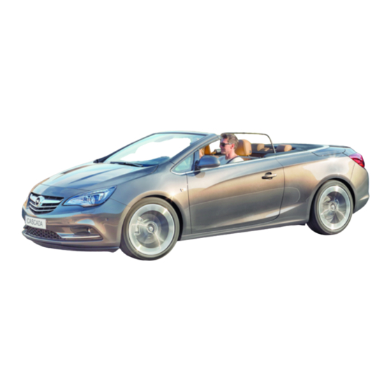 Opel Cascada Handbuch