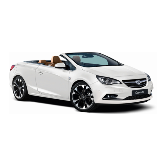 Opel CASCADA Betriebsanleitung