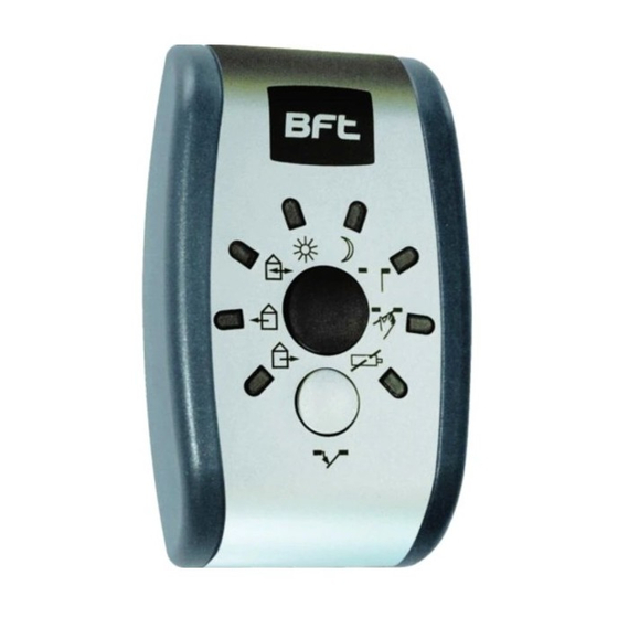BFT VISTA SEL SW Installations- Und Gebrauchsanleitung