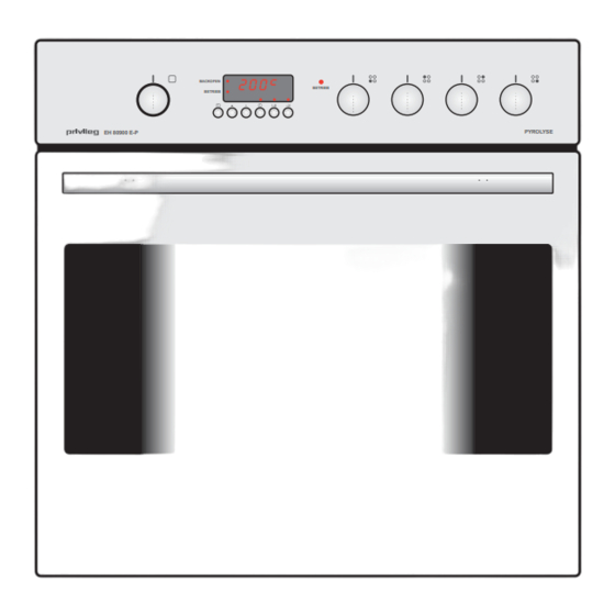 Privileg EH 80900 E-P Gebrauchs- Und Montageanleitung