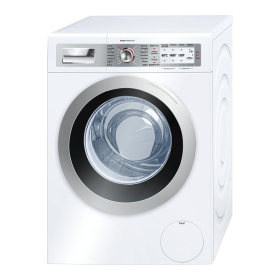 Bosch WAYH8740 Gebrauchs- Und Aufstellanleitung