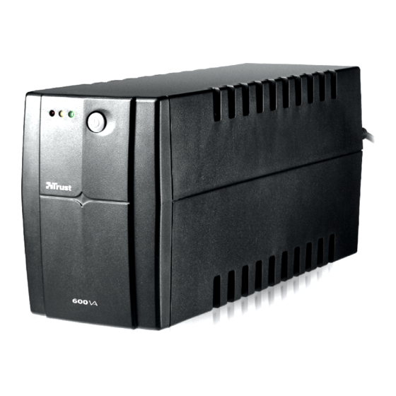 Trust UPS 600 VA Schnellinstallationsanleitung