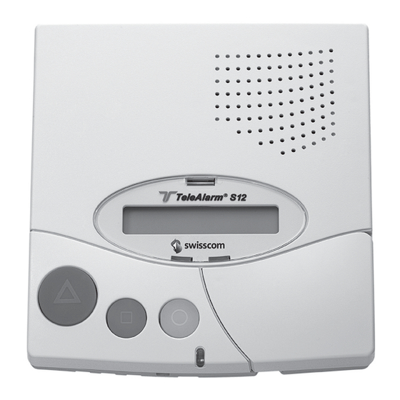 Swisscom TeleAlarm S12 Bedienungsanleitung