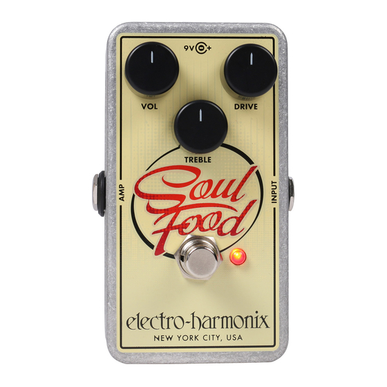 Electro-Harmonix Soul Food Bedienungsanleitung