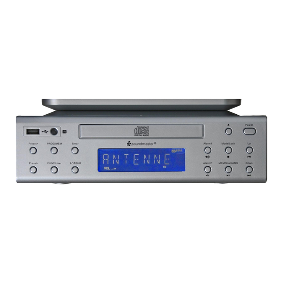 SOUNDMASTER UR2050 Bedienungsanleitung