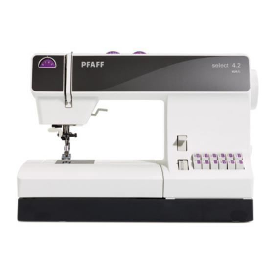 Pfaff Select Line Gebrauchsanweisung
