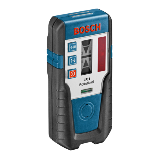 Bosch LR 1 Professional Originalbetriebsanleitung