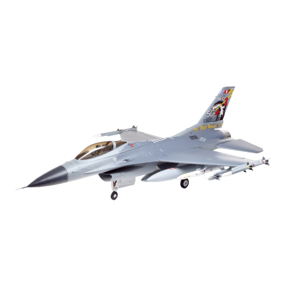 Horizon Hobby E-FLITE Thunderbird F-16 Bedienungsanleitung