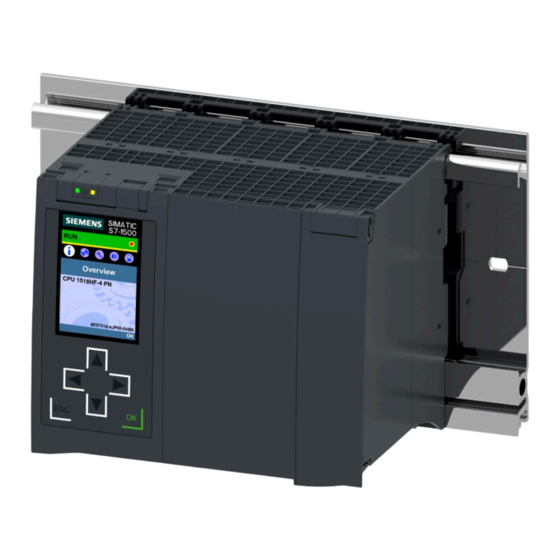 Siemens SIMATIC S7-1500R/H Gerätehandbuch