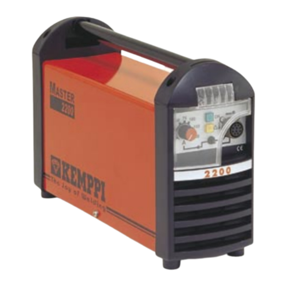 Kemppi MASTER 2200 Gebrauchsanweisung