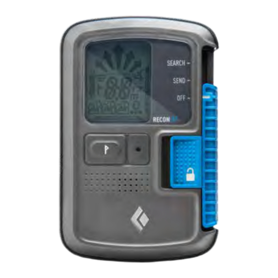 Black Diamond RECON BT Bedienungsanleitung