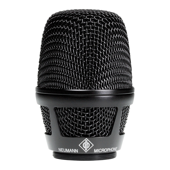 Neumann.Berlin KK 205 Bedienungsanleitung