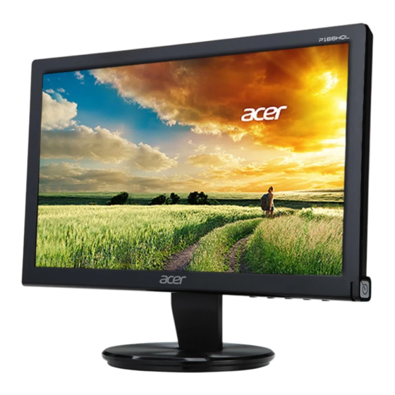 Acer P166HQL Bedienungsanleitung