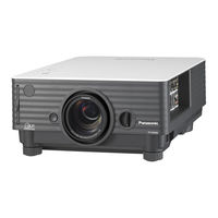 Panasonic PT-D3500E Bedienungsanleitung
