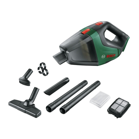 Bosch UniversalVac 18 Originalbetriebsanleitung