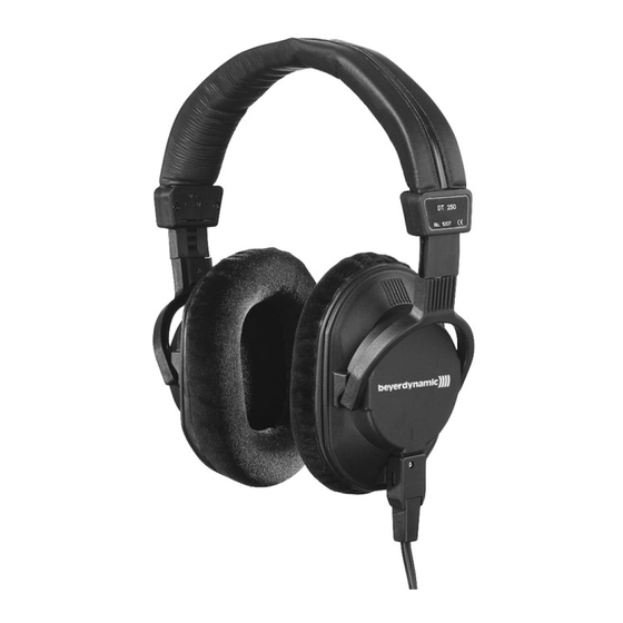 Beyerdynamic DT 250 Bedienungsanleitung