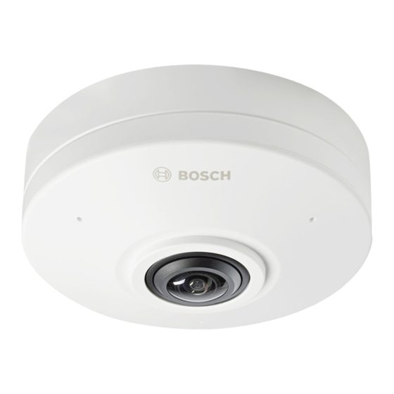 Bosch FLEXIDOME panoramic 5100i Bedienungsanleitung