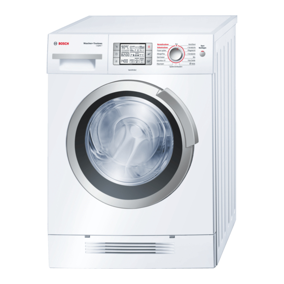 Bosch WVH28540 Kurzanleitung