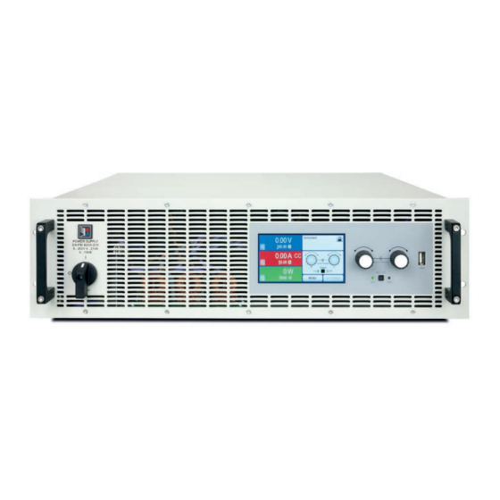 Elektro-Automatik PSI 9000 3U Betriebsanleitung