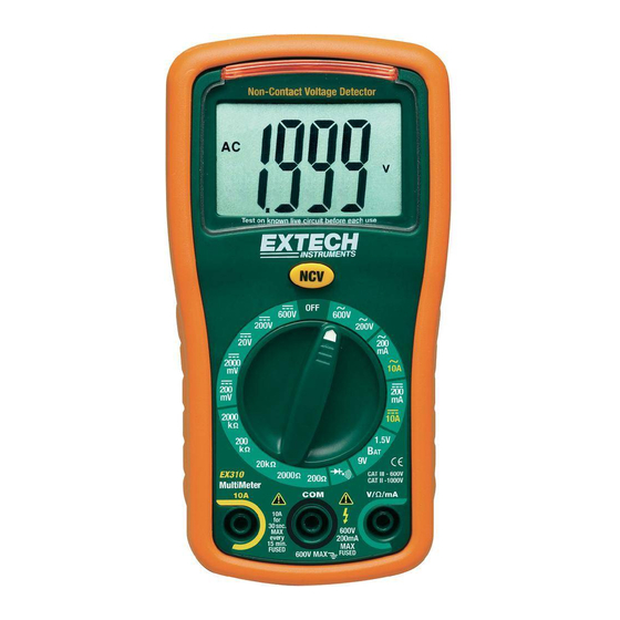 Extech Instruments EX310 Bedienungsanleitung