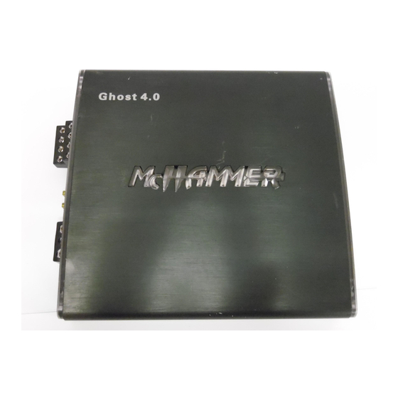 McHammer Ghost 4.0 Handbücher
