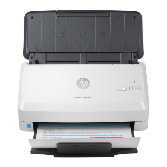 HP ScanJet Pro 2000 s2 Installationsanleitung