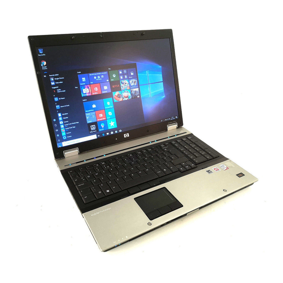 HP EliteBook 8730w Benutzerhandbuch