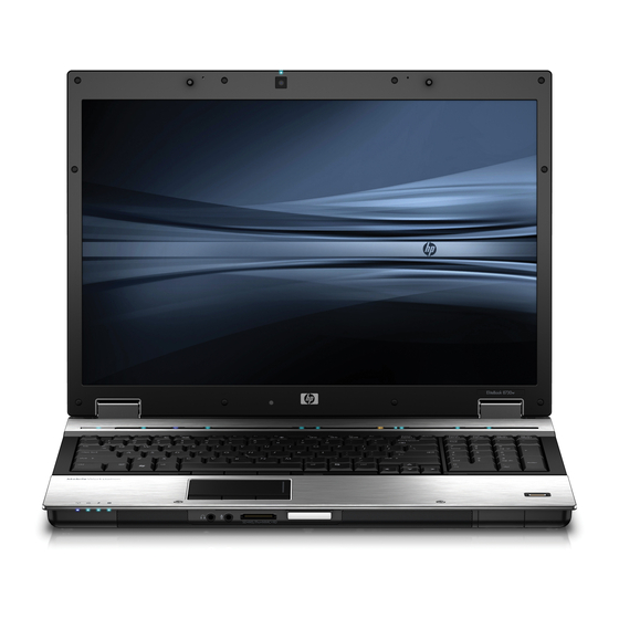 HP EliteBook 8730w Benutzerhandbuch