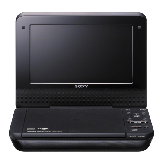 Sony DVP-FX780 Handbücher