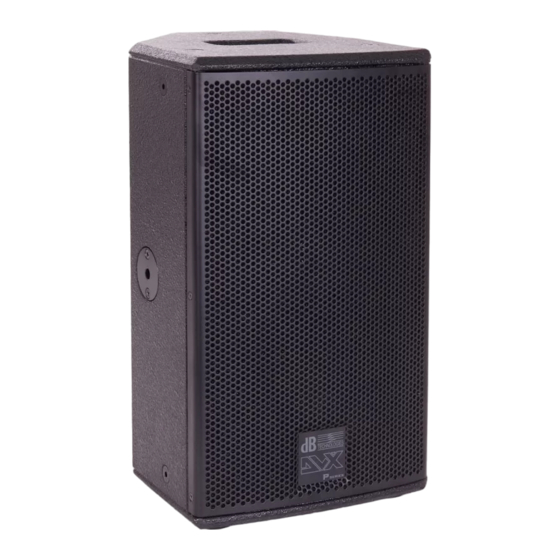 dB DVX P10 Bedienungsanleitung