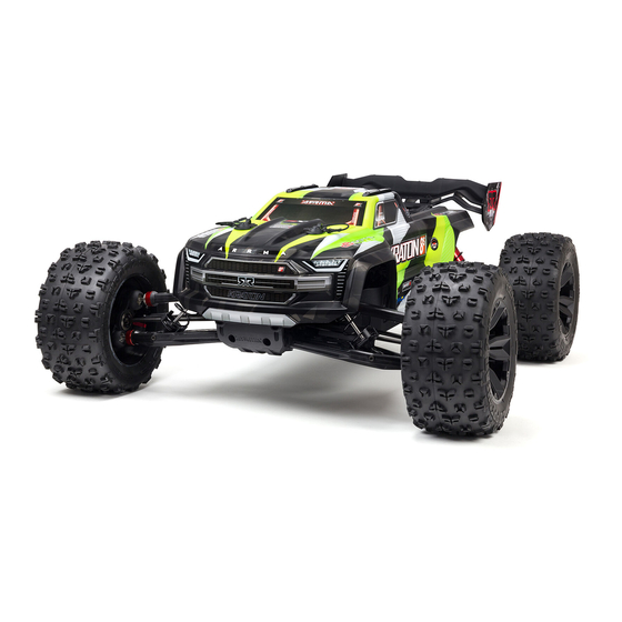 Horizon Hobby ARRMA KRATON 8S Bedienungsanleitung