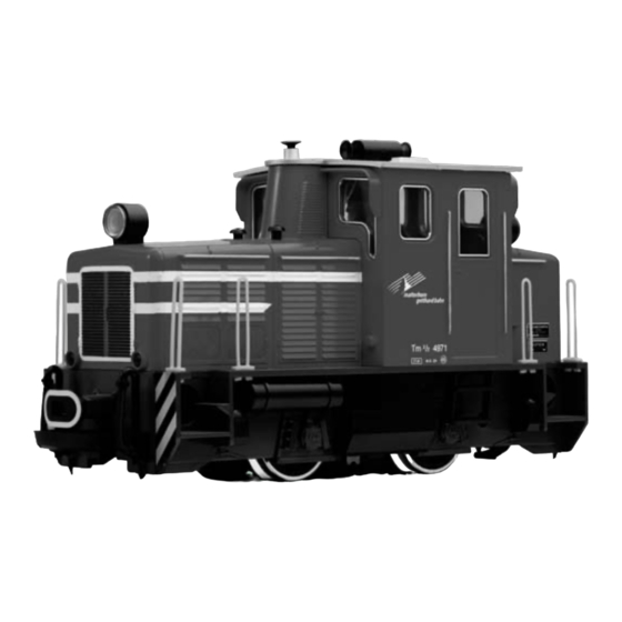 L. G. B. Matterhorn-Gotthard-BahnDiesellok Tm 2/2 4972 Bedienungsanleitung
