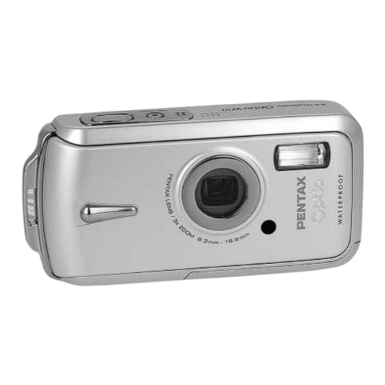Pentax Optio W10 Bedienungsanleitung